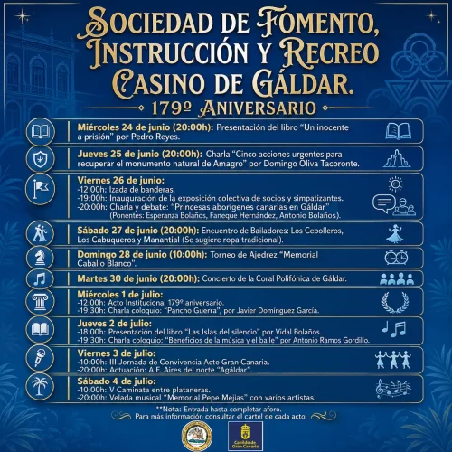 Actos Del Casino 179 Aniversario