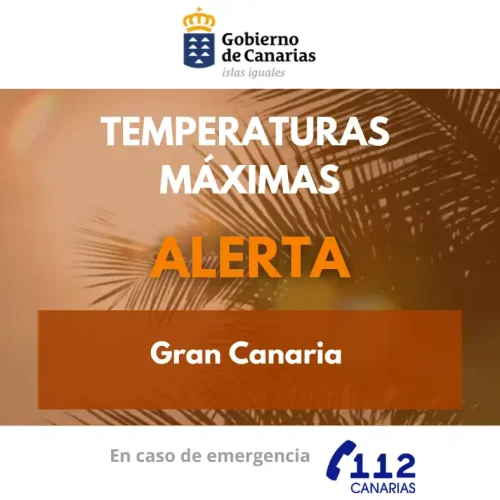 Alerta Por Temperaturas Maximas En Gran Canaria