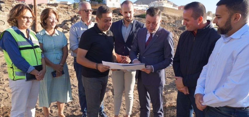 Arrancan las obras del nuevo acceso peatonal y de tráfico rodado al IES Agáldar