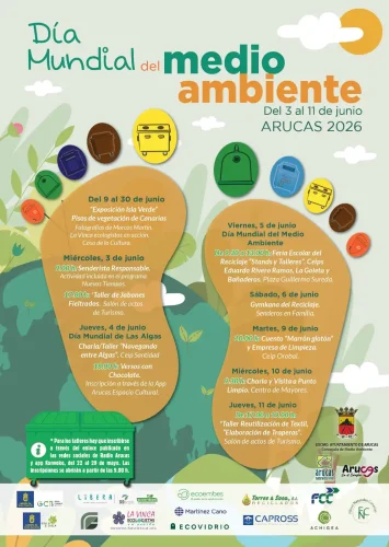 Arucas. Programa Dia Mundial Del Medio Ambiente