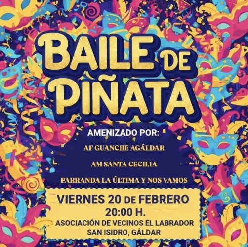 Baile De Piñatas San Isidro 2026