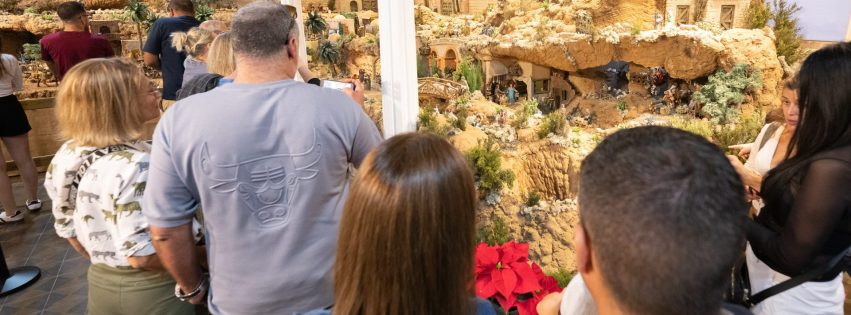 Belén situado en las Casas Consistoriales en 2024