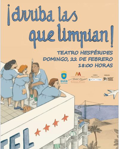 CARTEL ARRIBA LAS QUE LIMPIAN