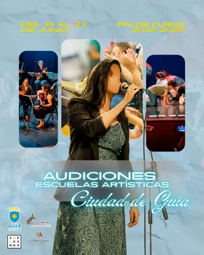 Cartel Audiciones Escuelas ArtÍsticas Ciudad De GuÍa