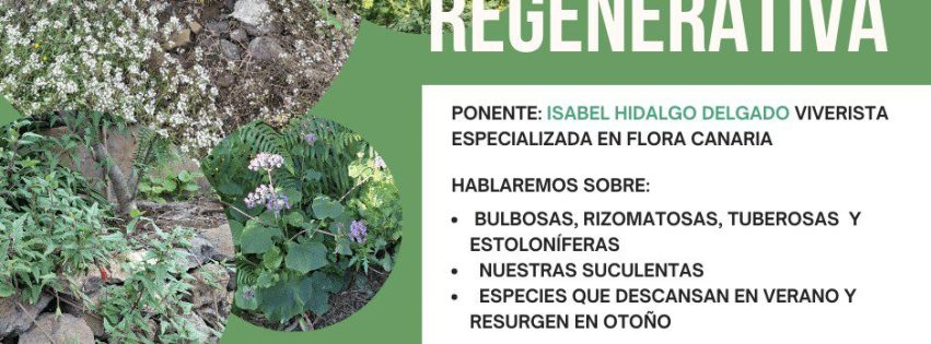 CARTEL CHARLA RESTAURACIÓN REGENERATIVA