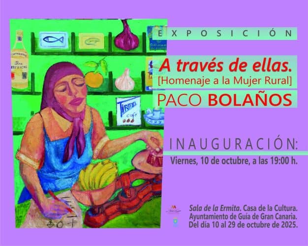 Cartel ExposiciÓn Paco BolaÑos