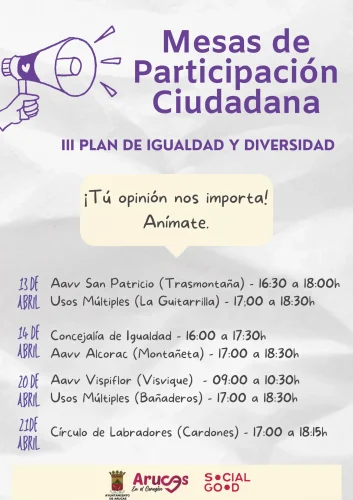 Cartel Mesas ParticipaciÓn (pid) I