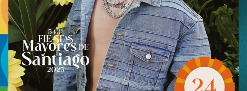 CARTEL NIO GARCÍA FIESTAS MAYORES SANTIAGO 2025 1