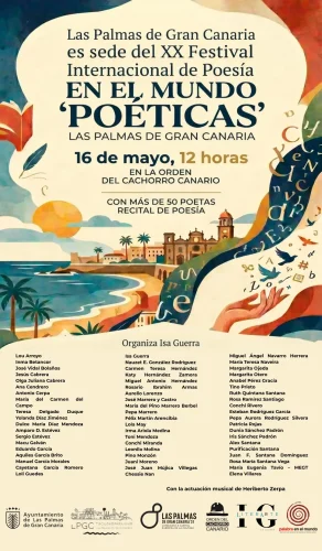 Cartel Poetas Xx Festival Internacional Palabra En El Mundo 16 Mayo 2026