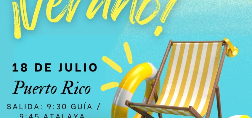 CARTEL SALIDA VERANIEGA