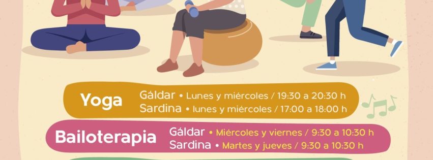 Cartel Actividades de Mayores