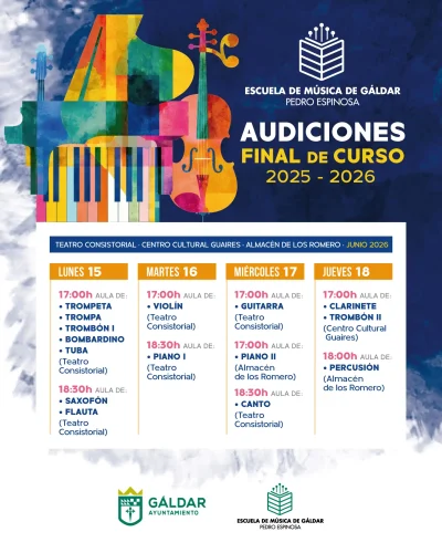 Cartel Audiciones 2026