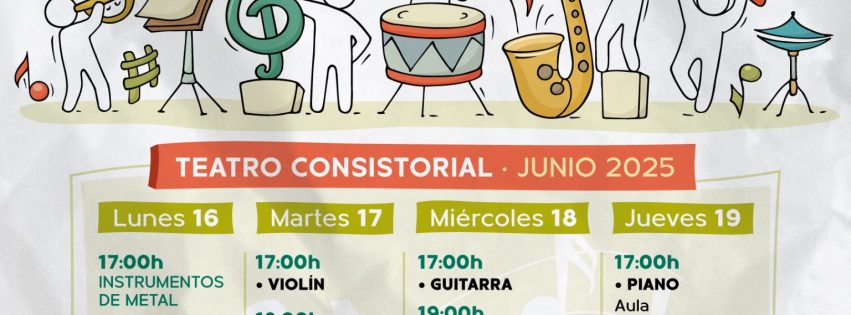 Cartel Audiciones Escuela de Música 1