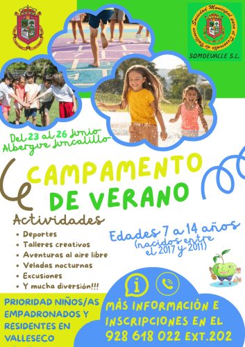 Cartel Campamento Juncalillo 2