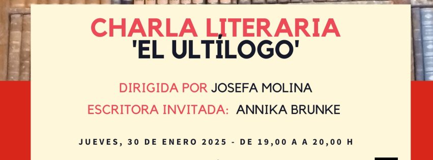 Cartel El Ultílogo Annika Brunke
