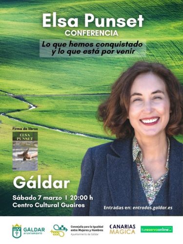 Cartel Elsa Punset Gáldar 7marzo 2026
