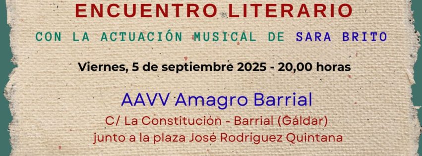 Cartel Encuentro Barrial