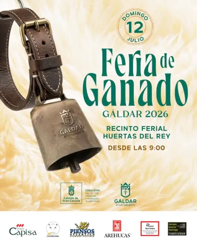 Cartel Feria De Ganado De Gáldar 2026