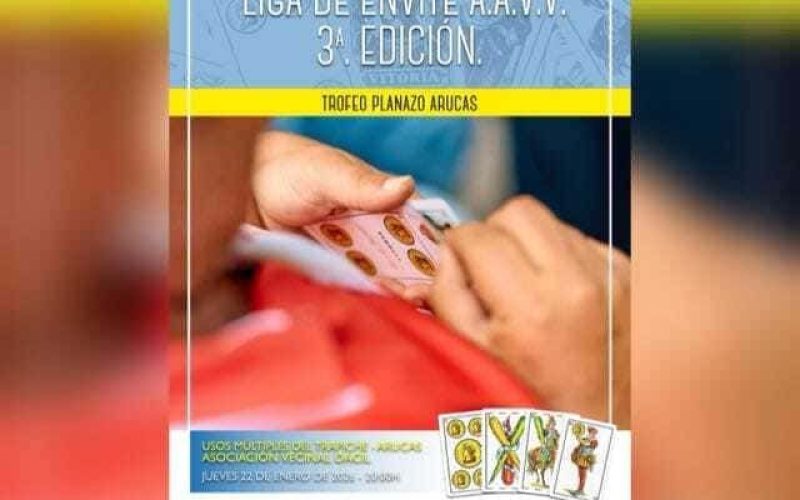 Cartel III Edición Liga de Envite Planazo de Arucas