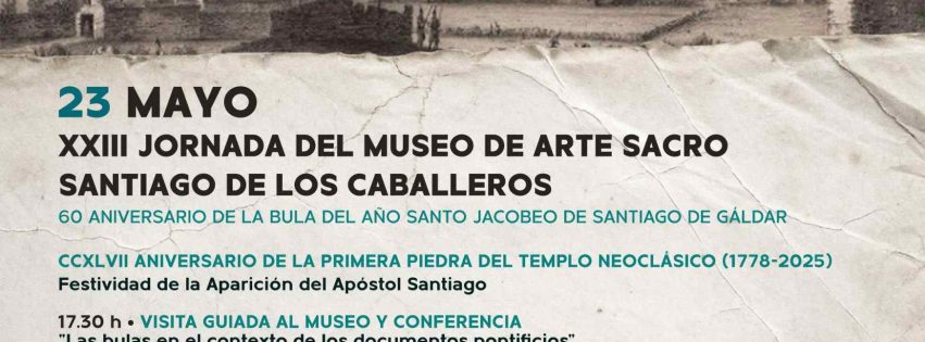 Cartel Jornadas del Museo de Arte Sacro
