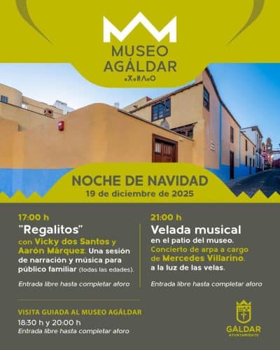 Cartel Museo Agáldar Navidad