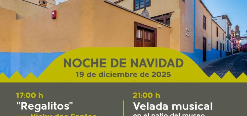 Cartel Museo Agáldar NAvidad