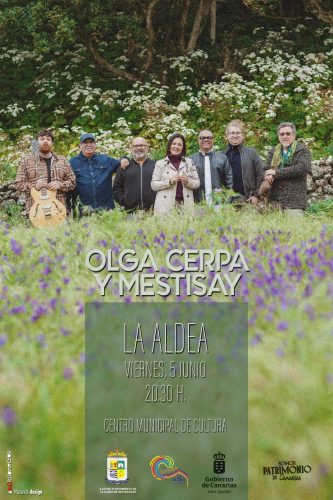 Cartel Concierto Olga Cerpa Y Mestisay