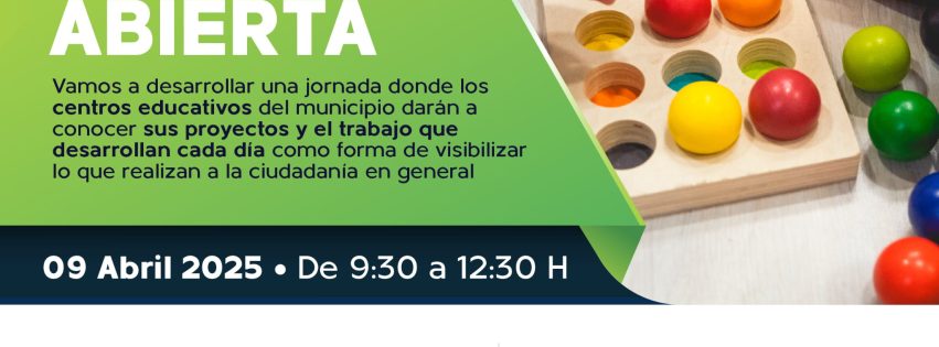 Cartel de Escuela Abierta