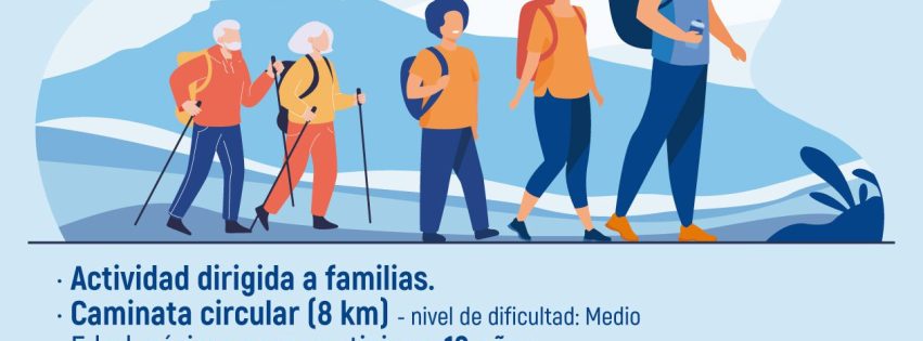 Cartel de jornada de senderismo a Amagro