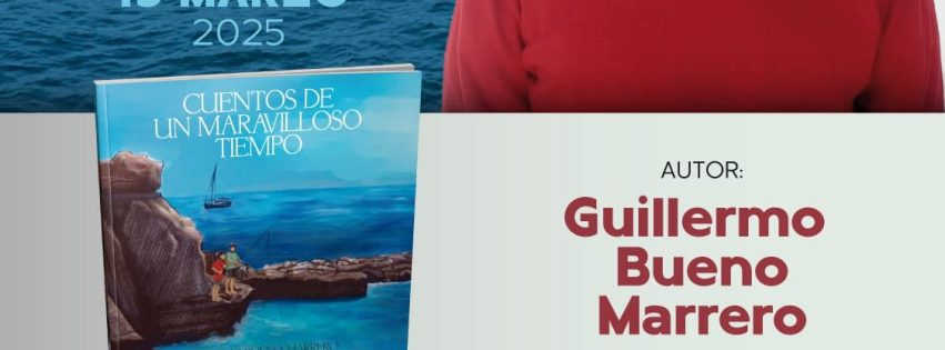 Cartel de la presentación del libro en la Biblioteca de Gáldar