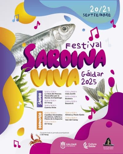 Cartel Del Festival Sardina Vivajpg