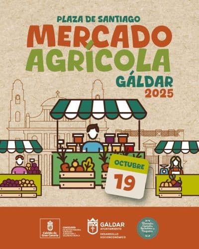Cartel Del I Mercado Agrícola De Gáldar