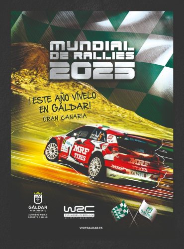 Cartel del Mundial de Rallies en Gáldar