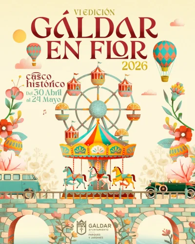 Cartel Del Vi Gáldar En Flor