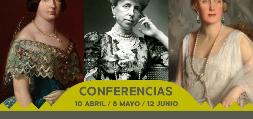 Cartel del ciclo de conferencias sobre las Reinas de España
