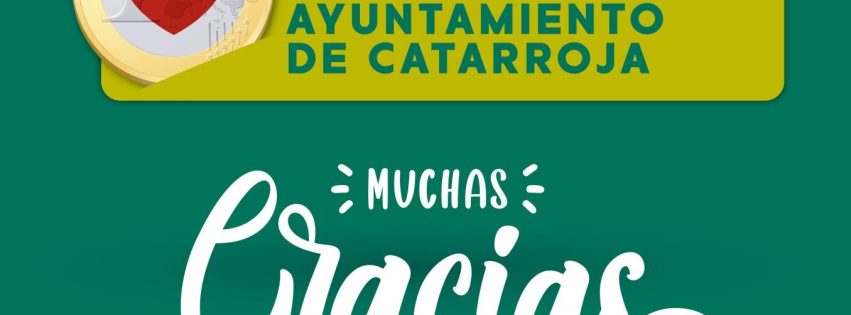 Cartel donación a Catarroja