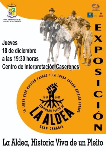 Cartel Exposicioìn La Aldea