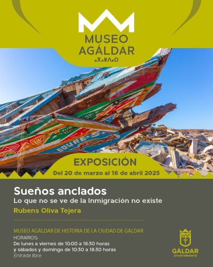 Cartel exposición Sueños anclados