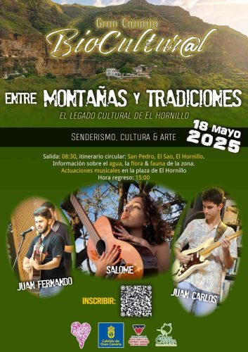 Cartel senderismo El Hornillo