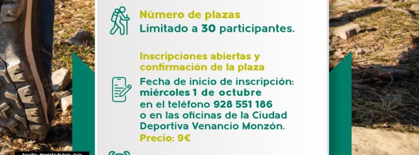 Cartel sendero Saucillo