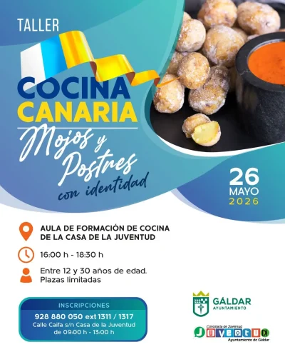 Cartel Taller Cocina Canaria