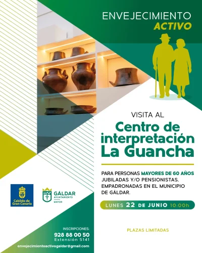 Cartel Visita La Guancha Envejecimiento Activo