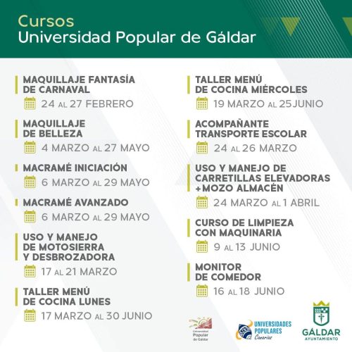 Cursos Universidad Popular