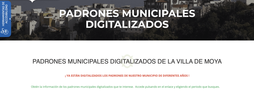 DIGITALIZACIÓN PADRONES