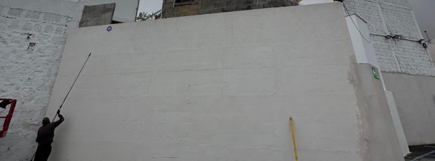 Elaboración de mural en La Quinta