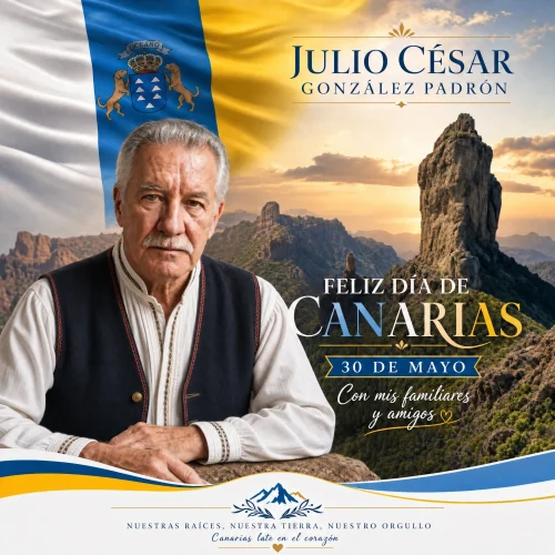 Feliz Día De Canaria 2026 Julio