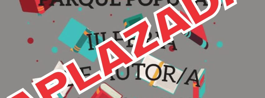 Feria del autor aplazada