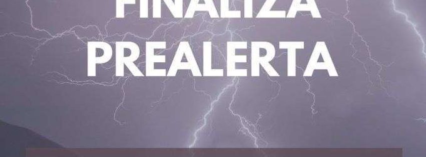 Finaliza Prealerta por Tormentas