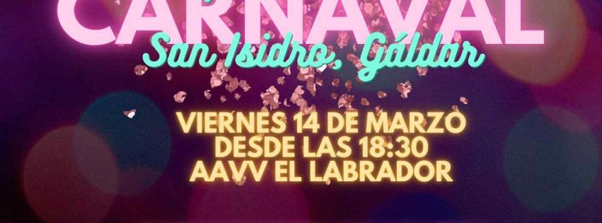 Flyer Festejo de Carnaval Fiesta Evento