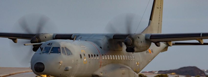 Foto de archivo_T 21 en la Base Aérea de Gando